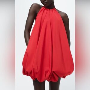 Zara bubble hem dress